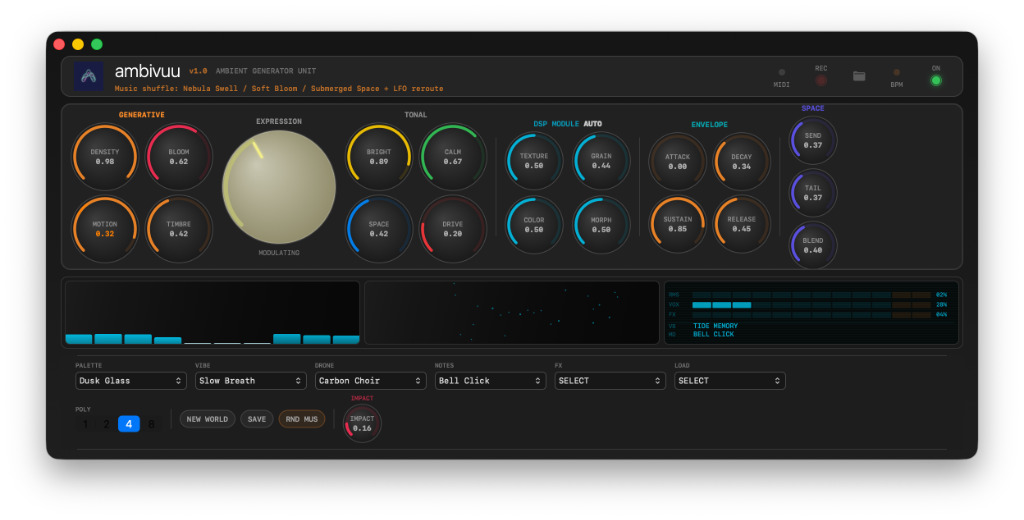 Ambivuu Interface - Ambient Generator Unit